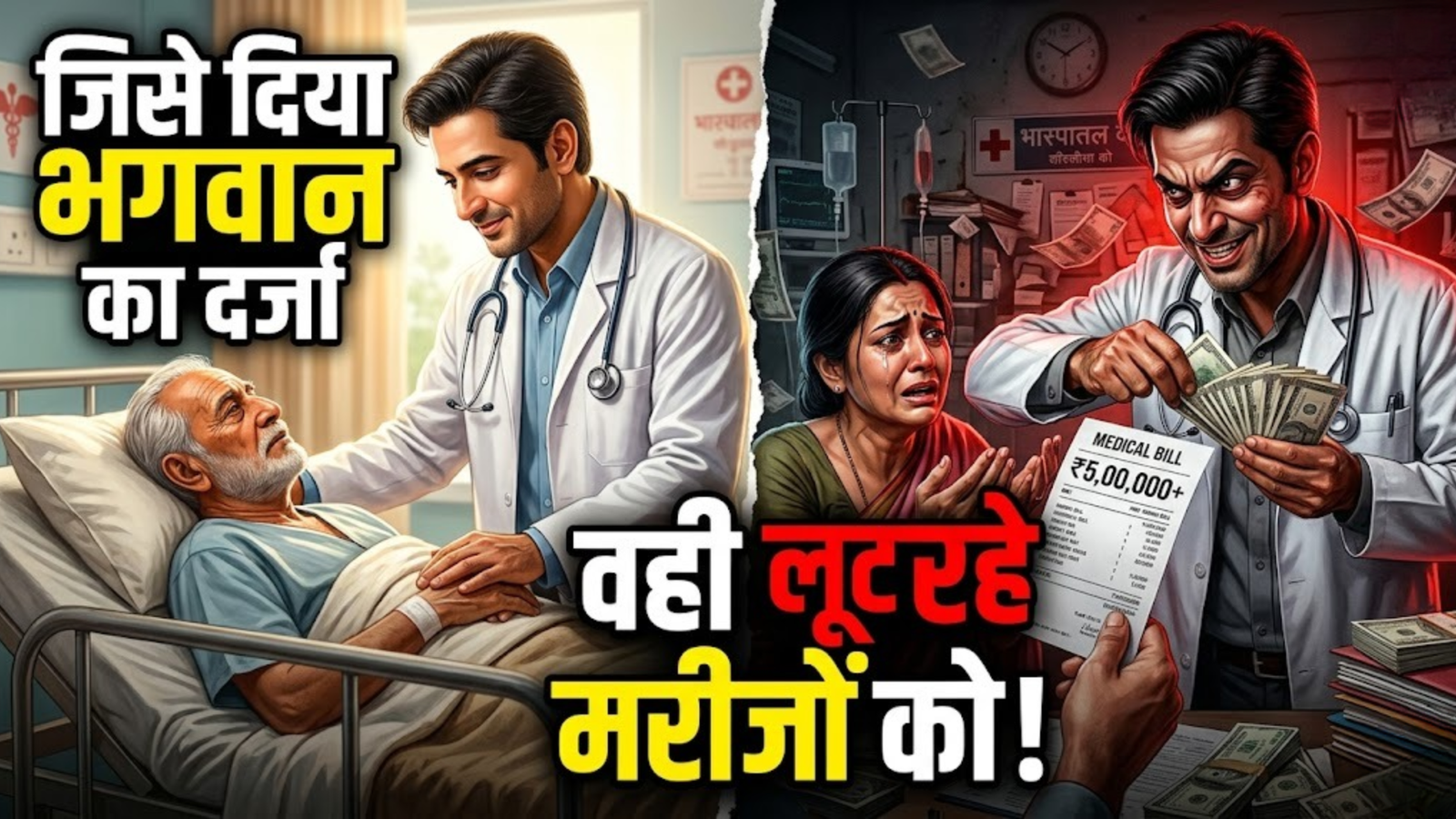 जिसे दिया भगवान का दर्जा, वही लूट रहे मरीजों को